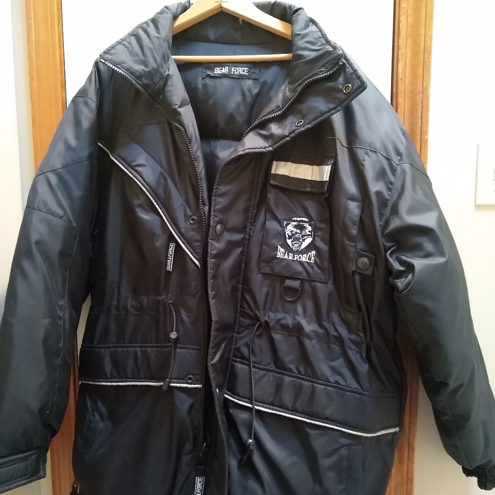 Bear Force Men's Down Parka, Jacket, Coat, Sz. L
